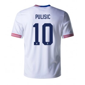 Pánské fotbalový oblečení Spojené Státy Christian Pulisic #10 Domácí košile Copa America 2024 Krátkým Rukávem